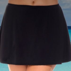 NEW SWIMSUITS FOR ALL A-LINE SWIM SKIRT WITH BUILT-IN BRIEF SIZE:18